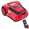 Powersmart 20v robot lawn mower covers 14 acre 10890 sqft with smart app control pdl08abattery charger included  urban country home decor