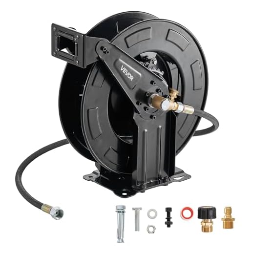 VEVOR 50 ft Pressure Washer Hose Reel