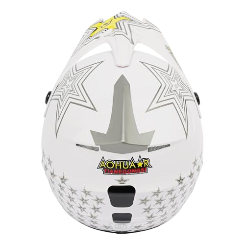 Image of Youth Kids Offroad Gear Combo Helmet Gloves Goggles DOT Motocross Off-Road Racing ATV Dirt Bike Protector (#3, M)