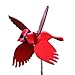 Lubudup Molinillo de viento para jardín, molinillos de viento, para loros, pájaros, molinillos de viento, adecuado para jardines, macetas y terrazas