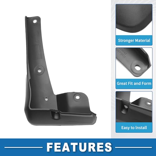 Image of Mud Flap Splash Guard with Mount Accessories Front & Rear Side Mud Guard for Honda Civic (Sedan) 2022 2023 2024 (Set of 4)