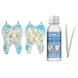 2 Sets Zahnersatz Zum Aufstecken Zahnersatz Selber Machen Veneers Zähne Zum Aufstecken Zahnreparaturset Falsche Zähne Geeignet Für Vorder- Und Backenzähne Mit 1 Zahnreparaturset、1 Pinzette