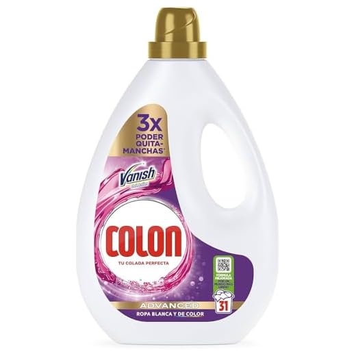 Colon Vanish Powergel - Detergente para lavadora con quitamanchas, adecuado para ropa blanca y de color, formato gel - 40 dosis