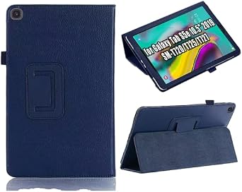 Case for Samsung Galaxy Tab S5e 10.5 inch 2019 Model SM-T720/T725/T727 Case PU Leather Stand Folio Flexible Cover for Samsung Galaxy Tab S5e 10.5 inch Cannot Auto Wake/Sleep Dark Blue