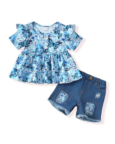 Image of NZRVAWS Girl Clothes Toddler Girls Summer Outfit Heart Tank Top+Pink Shorts 2 Piece Clothing for Girl 1 2 3 4 5 6 7 T