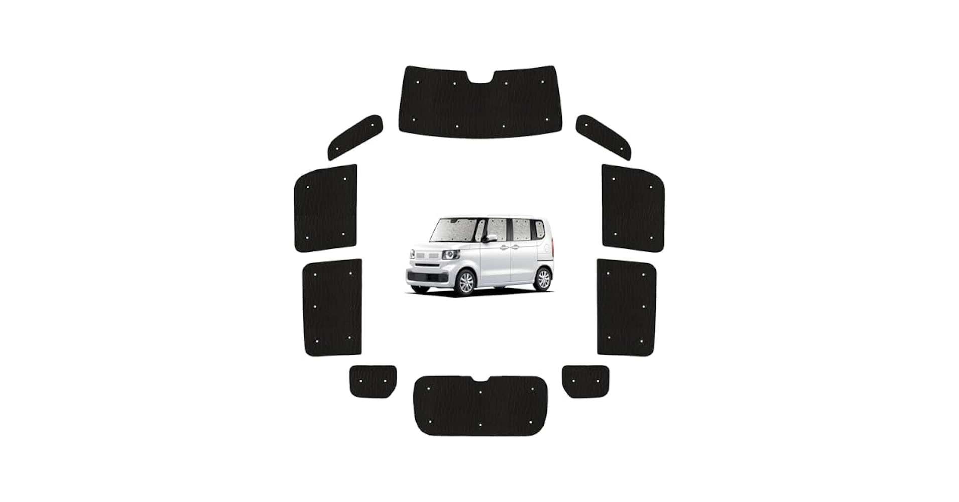 Amazon | 趣味職人 サンシェード シームレス ライト 車 新型 N