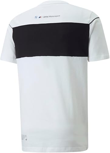 Miniatura 4 de Puma - Camiseta BMW MMS SDS para hombre, color Puma Blanco, Talla S