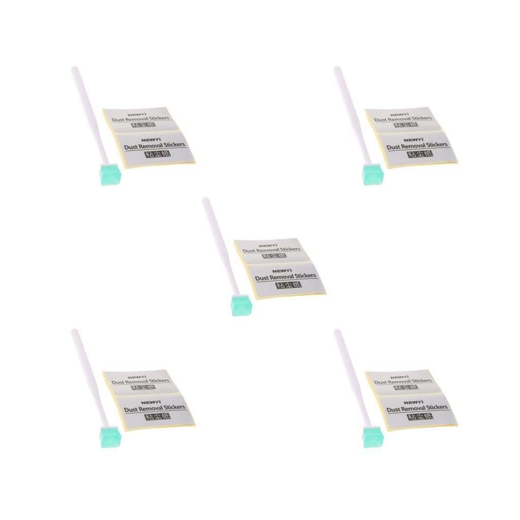 Lot de 5 stylos de nettoyage CCD cmOS pour appareils photo reflex numériques Vert