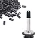 200Pcs liquor spout covers,Pourers Spouts Covers Dust Rubber Caps for Olive Oil Liquor Bottles (Black)