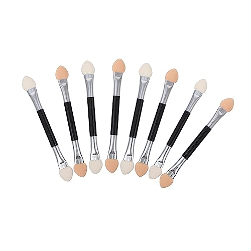 IWOWHERO Small Eyeshadow Brush Set 20pcs Disposable Makeup Tools for Eye Makeup Sponge Stick