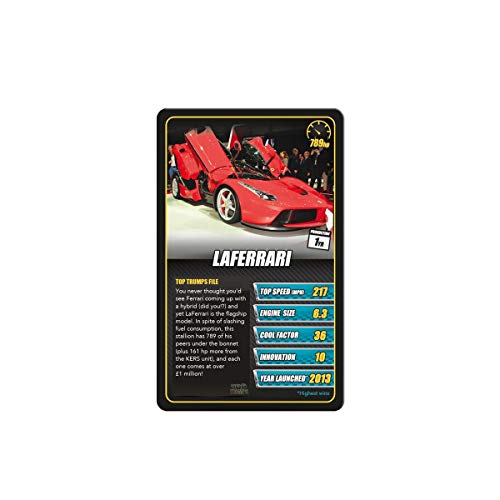 image for Sports Cars Top Trumps Card Game