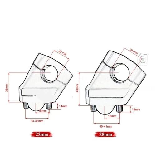 Adaptador extensión elevación aluminio NT1100 de alta precisión mecánica 6