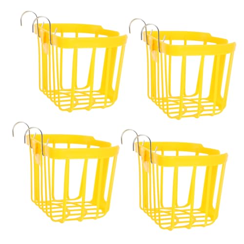 TOYANDONA 4stücke Wandhängende Pflanzkörbe Aus Kunststoff Für Garten Und Balkon Hängeblumentöpfe Als Wandblumentopf Und Geländerkorb Für Farnpflanzen Und Orchideenzubehör