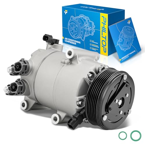 Image of PHILTOP 198359 NEW AC Compressor for Transit Connect 2014-2016 1.6L | for Escape 2013-2017 1.5 /1.6L,Escape SE /SEL 2018-2019, Replaces# CV6Z19703F CV6Z19703M 6513132 GV6Z19703C 2021820AM YCC365
