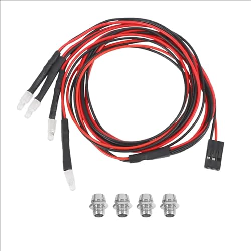 Luces Axial SCX24 1/24 para solucionar la falta de visibilidad en el coche crawler