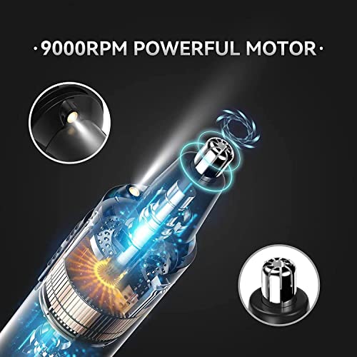 Nose And Ear Hair Trimmer Clipper - 2023 Professional Painless Eyebrow & Facial Hair Trimmer For Men Women, Battery-Operated Trimmer With Ipx7 Waterproof, Dual Edge Blades For Easy Cleansing #TOP4