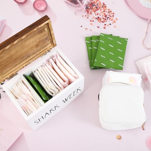 Tampon Holder for Bathroom,Feminine Products Organizer,Shark Week Tampon Storage,Tampon Dispenser,Farmhouse Bathroom Storage Container,Bathroom Accessories Box for Girl Stuff - Image 8