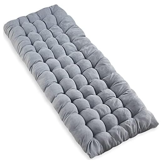 Vaygway Grey Outdoor Camping Cot Pads Mattress- Soft Comfortable Lightweight Thick Cotton Sleeping Cot- Portable Hiking, Traveling, Backpacking Waterproof Bottom Pad Mattress- for Adults, Kids