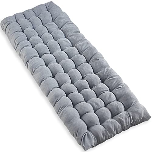 Vaygway Grey Outdoor Camping Cot Pads Mattress- Soft Comfortable Lightweight Thick Cotton Sleeping Cot- Portable Hiking, Traveling, Backpacking Waterproof Bottom Pad Mattress