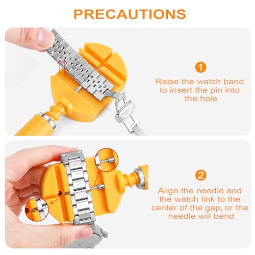 HECHIO 12-Piece Watch Link Kit