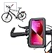 Produktbild WESTIC FTWD18-H Fahrrad Händyhalterung Hülle Wasserdicht mit Kabelfürung Lenkertasche Ramentasche Halter für: Smartphones Handy Navi GPS iPhone Galaxy etc.