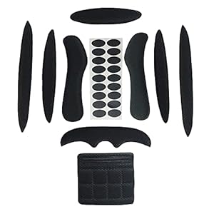 Polster Fahrradhelm fahrradhelm ersatzteile Fahrradhelm ZubehöR Pads Schwamm Fahrradhelm Polsterung, Fahrrad Ersatz Universal Schaumstoffpolster Set für Fahrrad, Motorrad und Fahrradhelm (2 Sets)