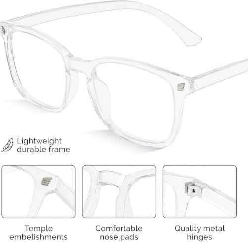 Image of livho High Tech Blue Light Glasses - Advanced Blue Light Blocking Computer Glasses - Screen Fatigue & UV Protection