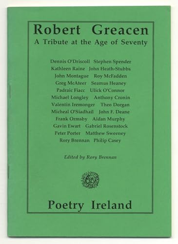 Robert Greacen: A Tribute at the Age of Seventy