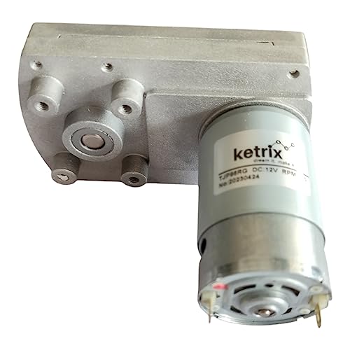 Image of Metal 12V DC Square Gear /Geared Motor 10 RPM - High Torque
