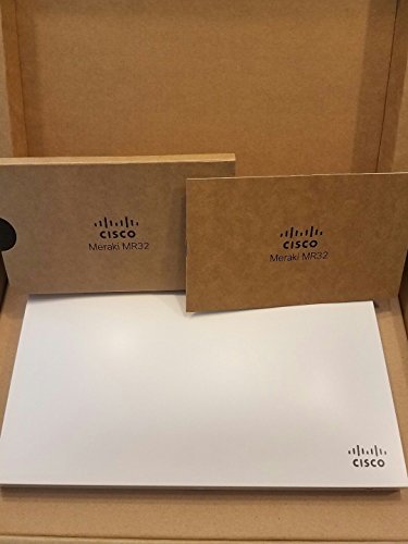 Cisco Meraki MR32 Dual-Band Three Radio 2x2 MIMO, 802.11ac Indoor High Performance Access Point with 3 Years Enterprise License