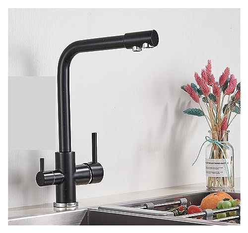 Grifo de cocina de agua pura para eliminar botellas plásticas con filtro de 3 vías integrado 2