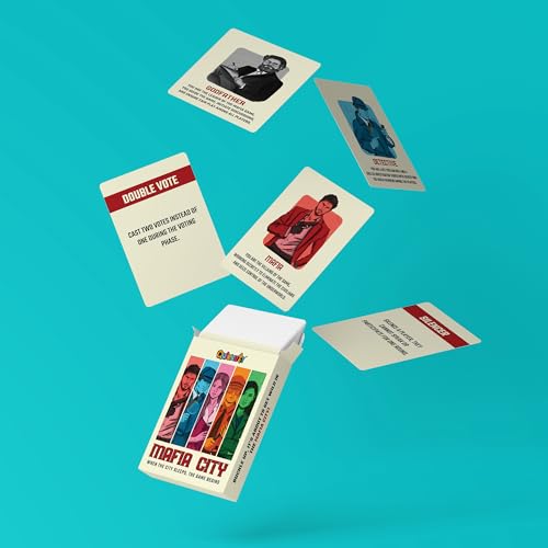 Image of Mafia City Card Game - Ultimate Strategy Party Game - Classic Mafia Theme, Perfect for Game Nights, Group Play & Social Gatherings | 6-20 Players