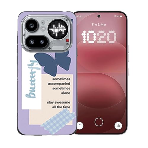 LCEHTOGYE �K�p Nothing Phone 4A Pro�p�P�[�X�A�K�p Nothing Phone 4A Pro (6,83")�ƌ݊����̂��钴���^�u���b�N�\�t�gTPU�V���R���Q���P�[�X�ی�J�o�[ - LLM46