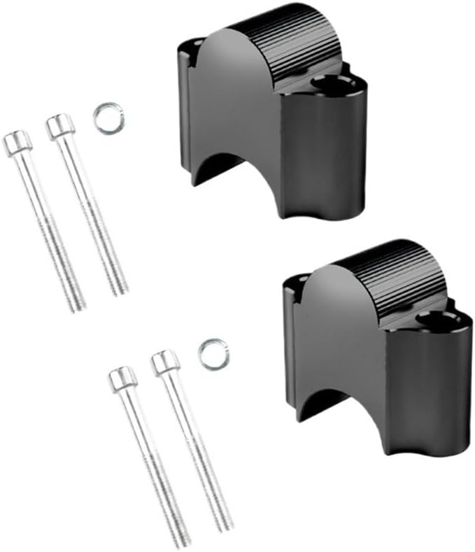 Motorcycle Handlebar Risers Motorcycle Handlebar Riser 7/8" 1" Handle Bar Clamp for 22mm 25mm Extend Adapter Motorcycle Riser Handlebar Mount Adapter