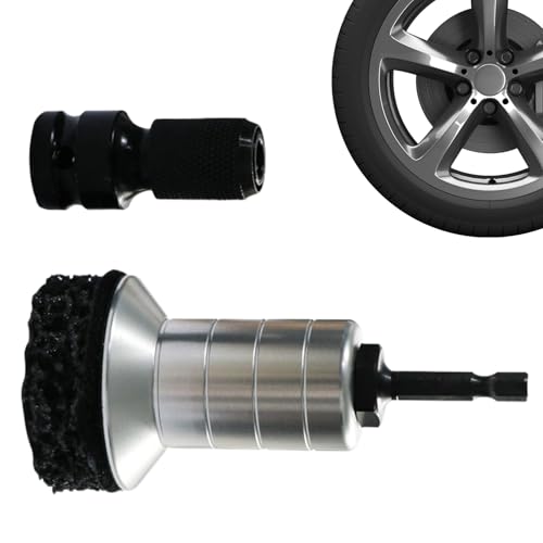 Kit de rejuvenecimiento de cubo de freno, limpiador de tapones resistente, diseño compacto y portátil de 0.49 pulgadas, paquete de limpieza de vehículos para el cuidado diario del automóvil, garaje