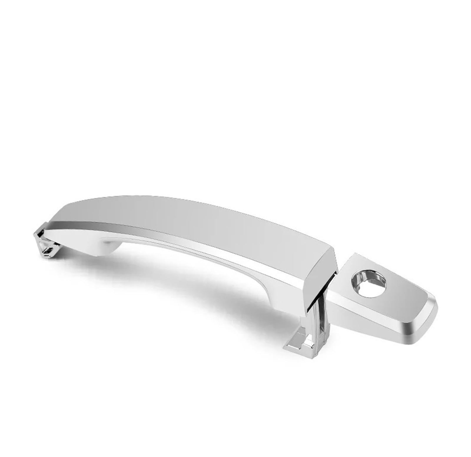Pacsci Sliver With Keyhole Car Outer Door Handle For Chevrolet For Holden Captiva Sport Aveo For Saturn Vue 96468266 96468254 96468306 96468280 Chrome Black Exterior Door Handle(Sliver With Keyhole)