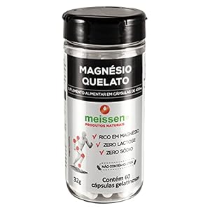 Magnésio Quelato 433Mg 60 Cápsulas, Meissen