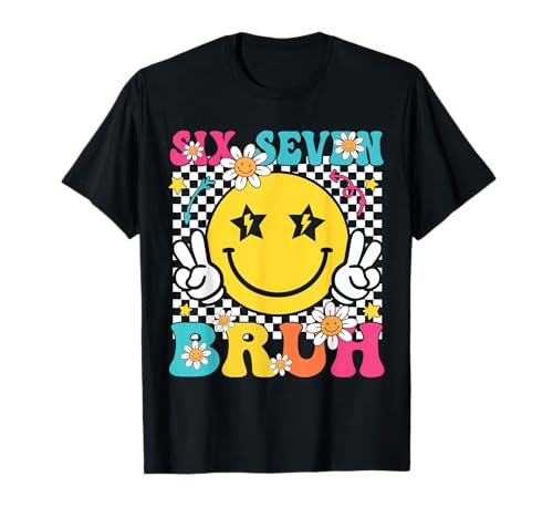67 Six Seven Meme Gen Alpha Slang 6 7 Funny Boys Girls Kids T-Shirt