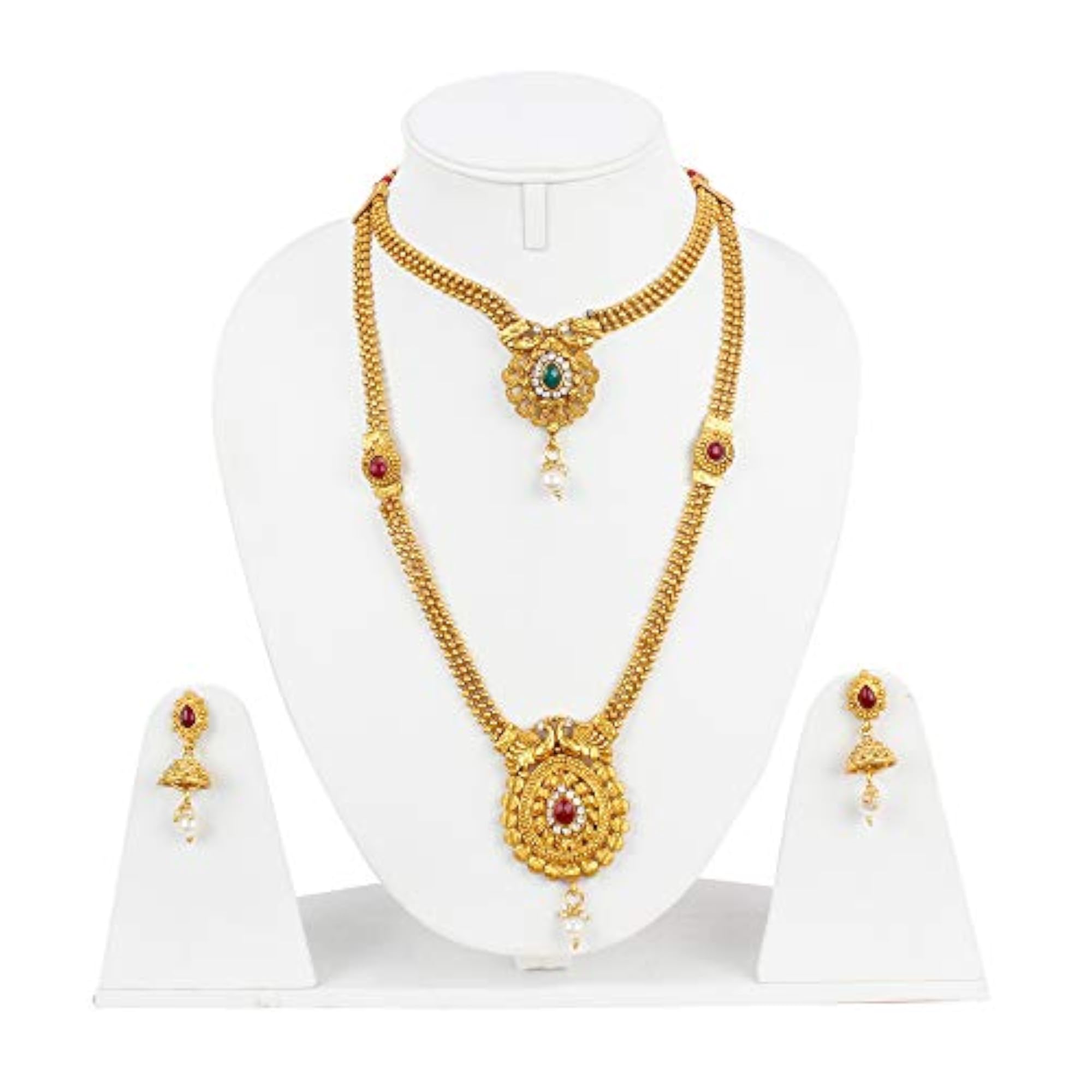 Women's Traditional Long Necklace Set, Elegant Jewellery Gift