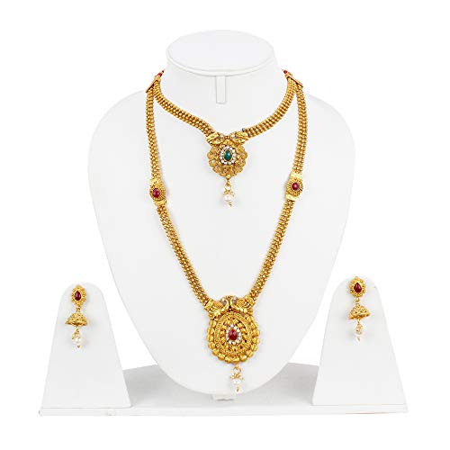 Women's Traditional Long Necklace Set, Elegant Jewellery Gift