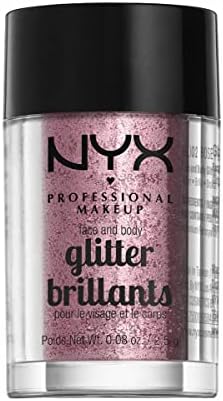 NYX PROFESSIONAL MAKEUP Face & Body Glitter, Rose