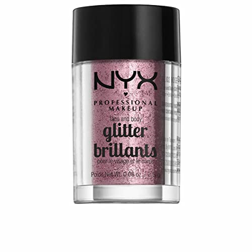 NYX PROFESSIONAL MAKEUP Face & Body Glitter, Rose