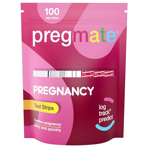 Image of Pregmate 100 Pregnancy Test Strips (100 Count)