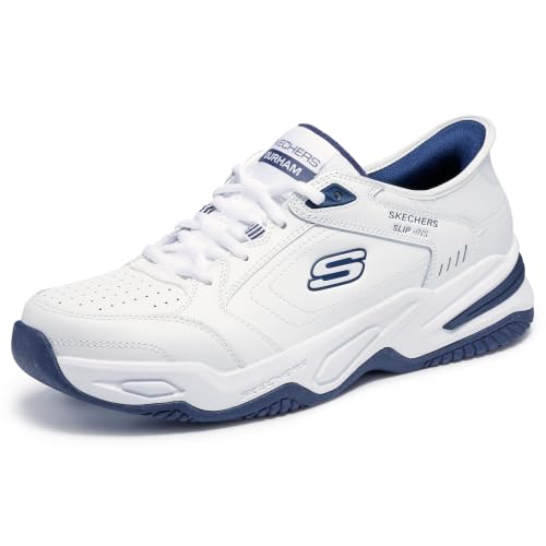 Skechers Durham Herren-Sneaker zum Reinschlüpfen, Weiss/opulenter Garten, 48.5 EU – Ansicht 1