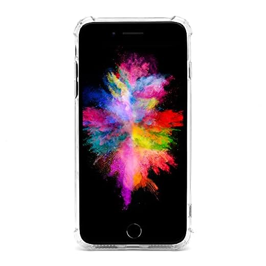 GANAN Coque Compatible avec iPhone 8 Plus et iPhone 7 Plus, Étui de Protection Bumper Antichoc, Transparente (7 Plus, 8 Plus)