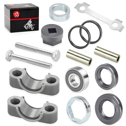 Image of Steering Stem Bushing Bolt Bearing Seal Holder Nut & Removal Tool Kit For YAMAHA Banshee Big Bear Bruin Grizzly Kodiak Warrior Raptor Wolverine 350 400 450 600 660 700 YFZ450 YFB250 Timberwolf 250