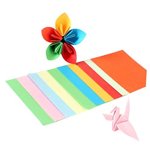 ADOCARN 500Pcs Papel De Origami Para Papel Colorido Para Projetos De Origami Papel De Corte Cartão D