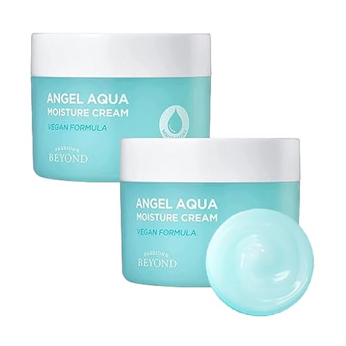 ECO BEYOND Angel Aqua - Juego de regalo de crema calmante (paquete de 2) – Gel hidratante e hidratante para piel seca con perifollo salvaje y cica (300 ml) por LG Beauty