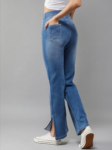 Image of Dolce Crudo High Rise Wide Leg Jeans for Women