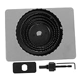 Foret rond - il est compatible avec les panneaux de bois , les plaques de plâtre, les panneaux en plastique et les panneaux en aluminium, foret rond